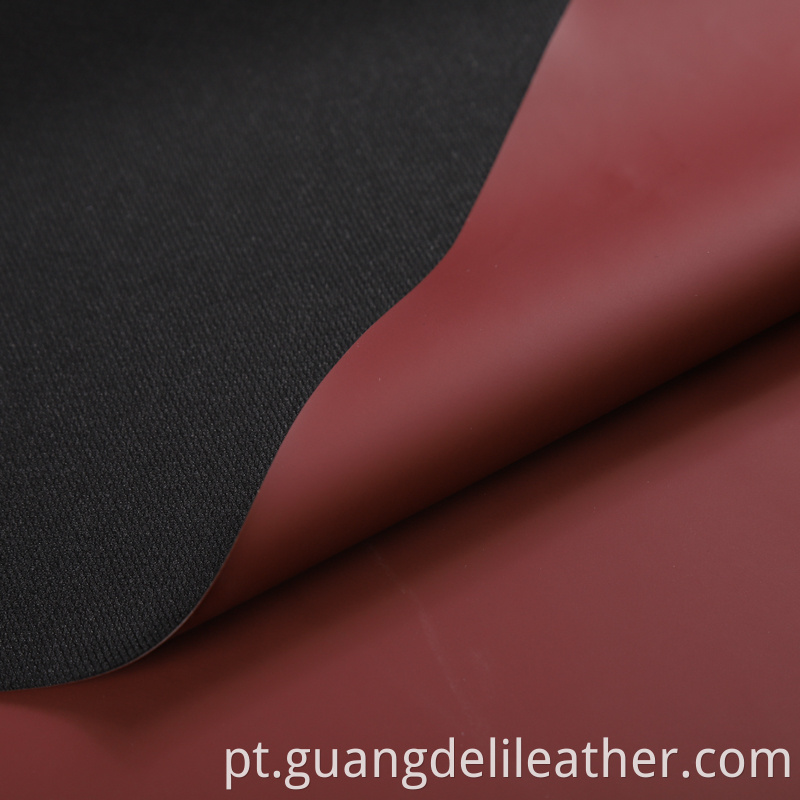 Soft Hand Feeling Pvc Synthetic Leather